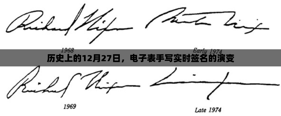 历史上的电子表手写实时签名演变，揭秘签名技术的变迁