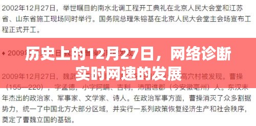 历史上的网络诊断，实时网速发展回顾