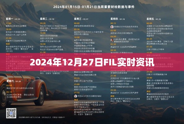 如下，，2024年12月27日FIL最新资讯播报