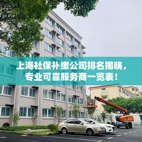 上海社保补缴公司排名揭晓，专业可靠服务商一览表！