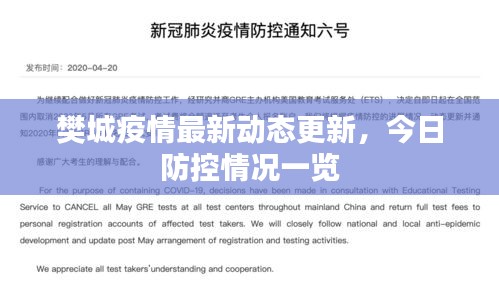樊城疫情最新动态更新，今日防控情况一览