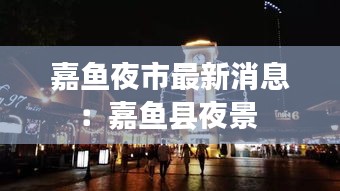 嘉鱼夜市最新消息：嘉鱼县夜景 