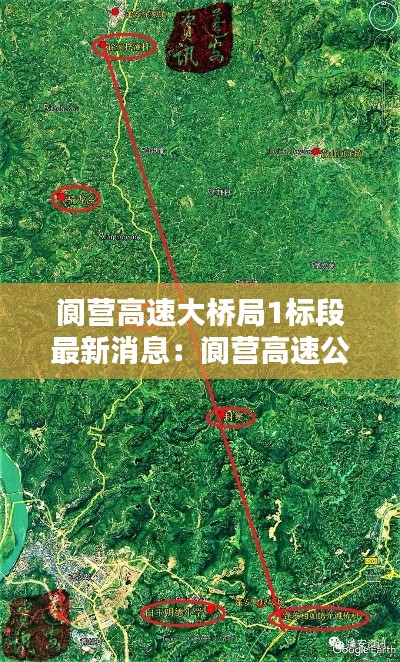 阆营高速大桥局1标段最新消息：阆营高速公路卫星路线 