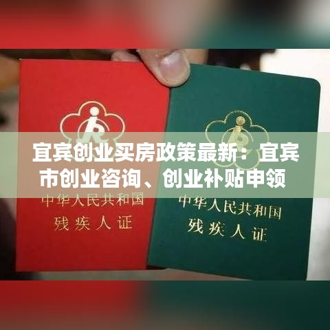 宜宾创业买房政策最新：宜宾市创业咨询、创业补贴申领 