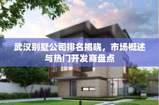 武汉别墅公司排名揭晓，市场概述与热门开发商盘点
