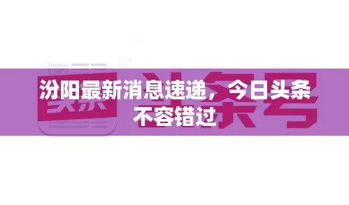 汾阳最新消息速递，今日头条不容错过