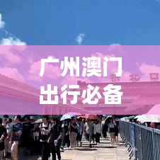 广州澳门出行必备，最新交通攻略全掌握