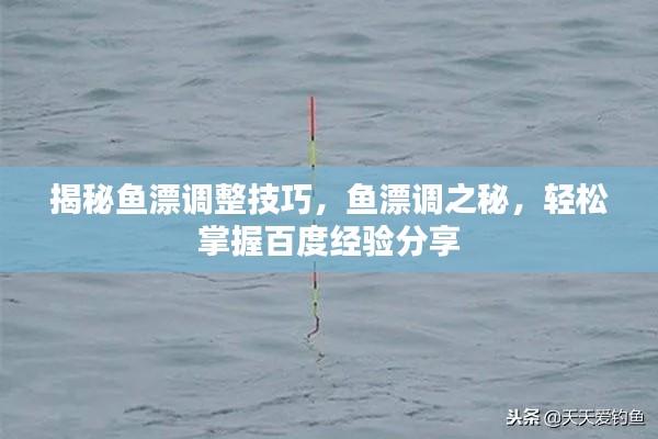 揭秘鱼漂调整技巧，鱼漂调之秘，轻松掌握百度经验分享
