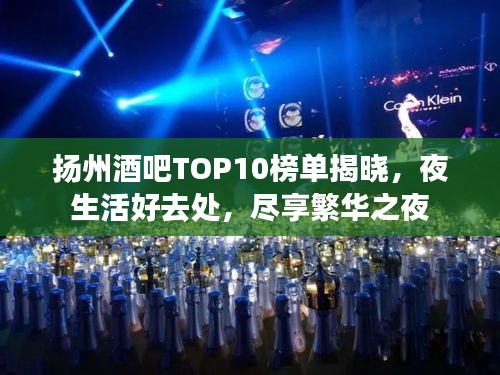扬州酒吧TOP10榜单揭晓，夜生活好去处，尽享繁华之夜