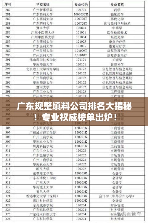广东规整填料公司排名大揭秘！专业权威榜单出炉！