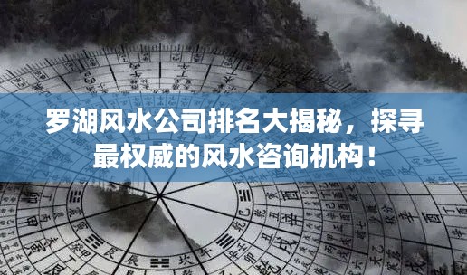 罗湖风水公司排名大揭秘，探寻最权威的风水咨询机构！