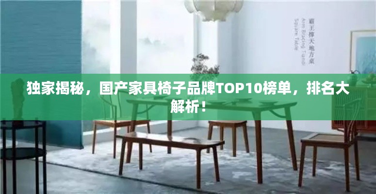 独家揭秘，国产家具椅子品牌TOP10榜单，排名大解析！