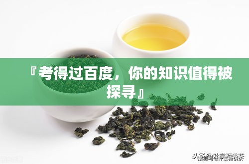 『考得过百度，你的知识值得被探寻』