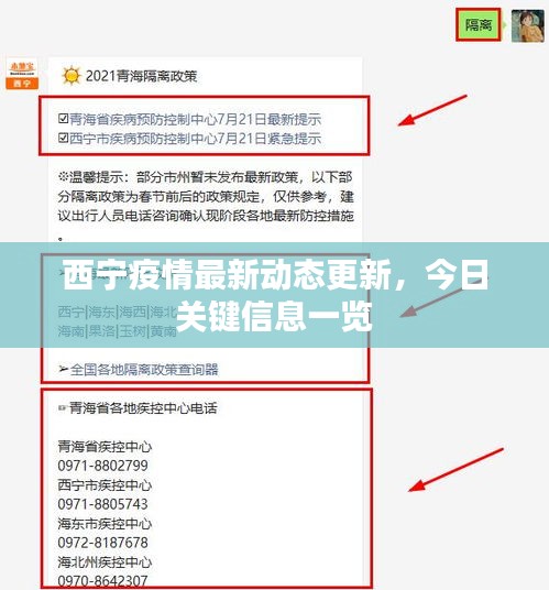 西宁疫情最新动态更新，今日关键信息一览