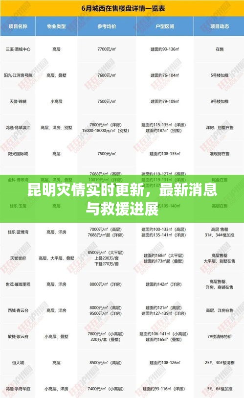 昆明灾情实时更新，最新消息与救援进展