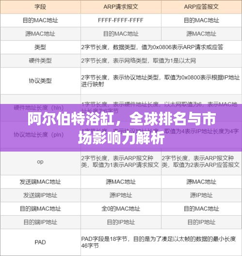 阿尔伯特浴缸，全球排名与市场影响力解析