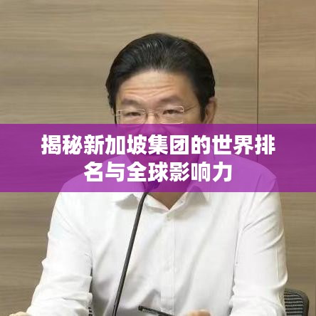 揭秘新加坡集团的世界排名与全球影响力