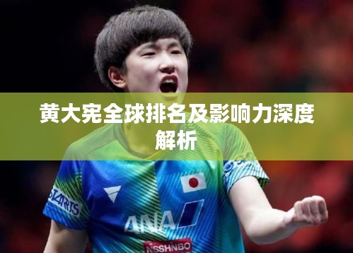 黄大宪全球排名及影响力深度解析