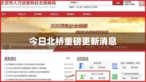 今日北桥重磅更新消息