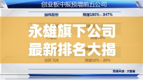 永雄旗下公司最新排名大揭秘！