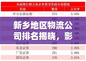 新乡地区物流公司排名揭晓，影响力深度解析