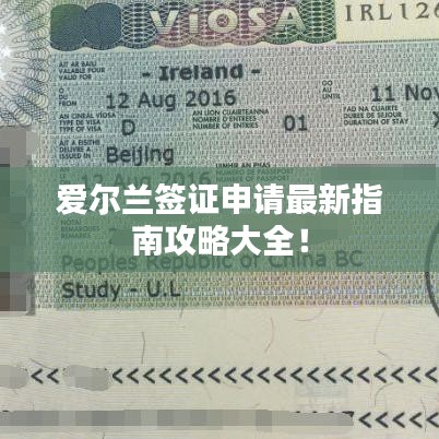 爱尔兰签证申请最新指南攻略大全！