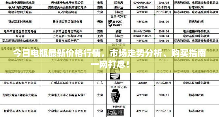 今日电瓶最新价格行情，市场走势分析、购买指南一网打尽！