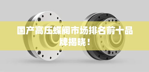 国产高压蝶阀市场排名前十品牌揭晓！
