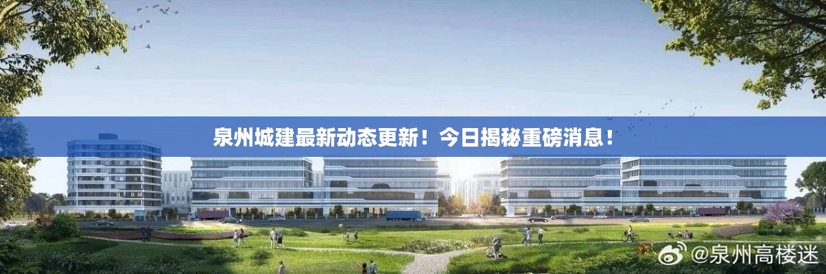 泉州城建最新动态更新！今日揭秘重磅消息！