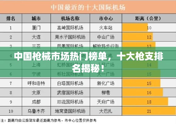 中国枪械市场热门榜单，十大枪支排名揭秘！