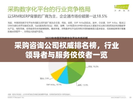 采购咨询公司权威排名榜，行业领导者与服务佼佼者一览