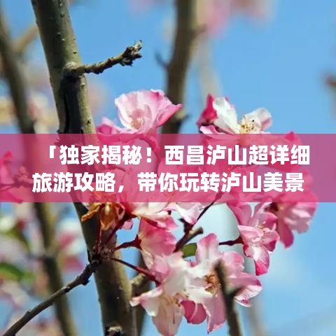 「独家揭秘！西昌泸山超详细旅游攻略，带你玩转泸山美景！」