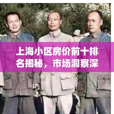 上海小区房价前十排名揭秘，市场洞察深度剖析