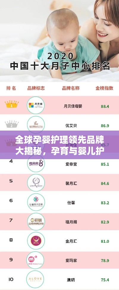 全球孕婴护理领先品牌大揭秘，孕育与婴儿护理的世界排名及品牌探索