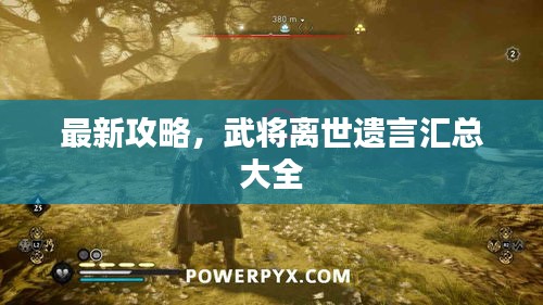 最新攻略，武将离世遗言汇总大全