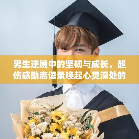男生逆境中的坚韧与成长，超伤感励志语录唤起心灵深处的共鸣