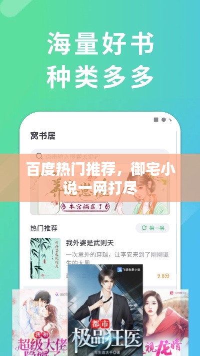 百度热门推荐，御宅小说一网打尽