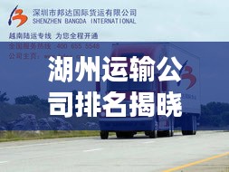湖州运输公司排名揭晓，影响力深度解析