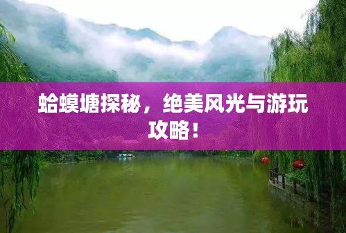 蛤蟆塘探秘，绝美风光与游玩攻略！